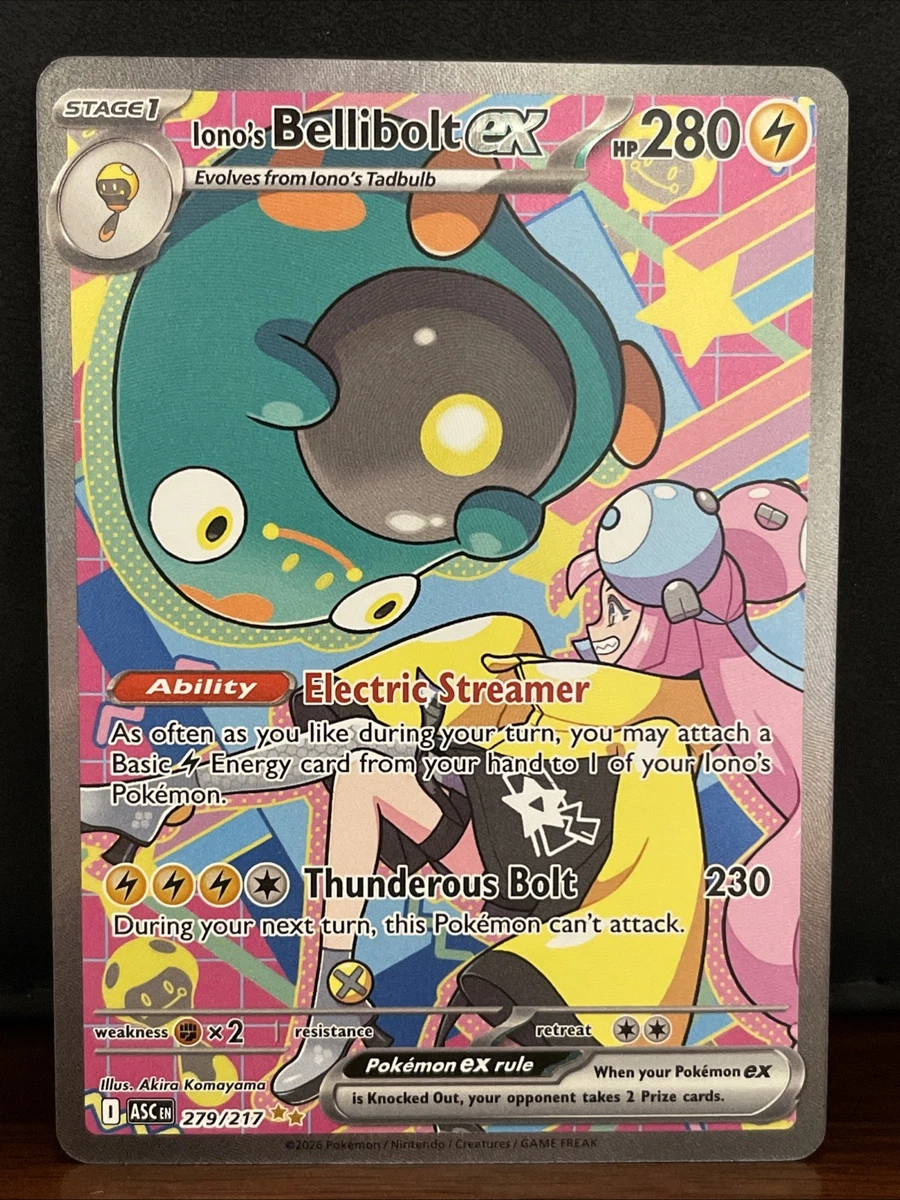 Iono's Bellibolt Ex Pokémon TCG Cards for sale | eBay