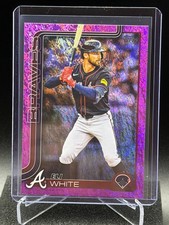 Eli White 2025 Topps Pink Holo Foil #US189 - Atlanta Braves