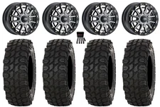 ITP SD10 Bdlk 15x6.5 Wheels GM 32" XComp ATR Tires Can-Am Maverick R
