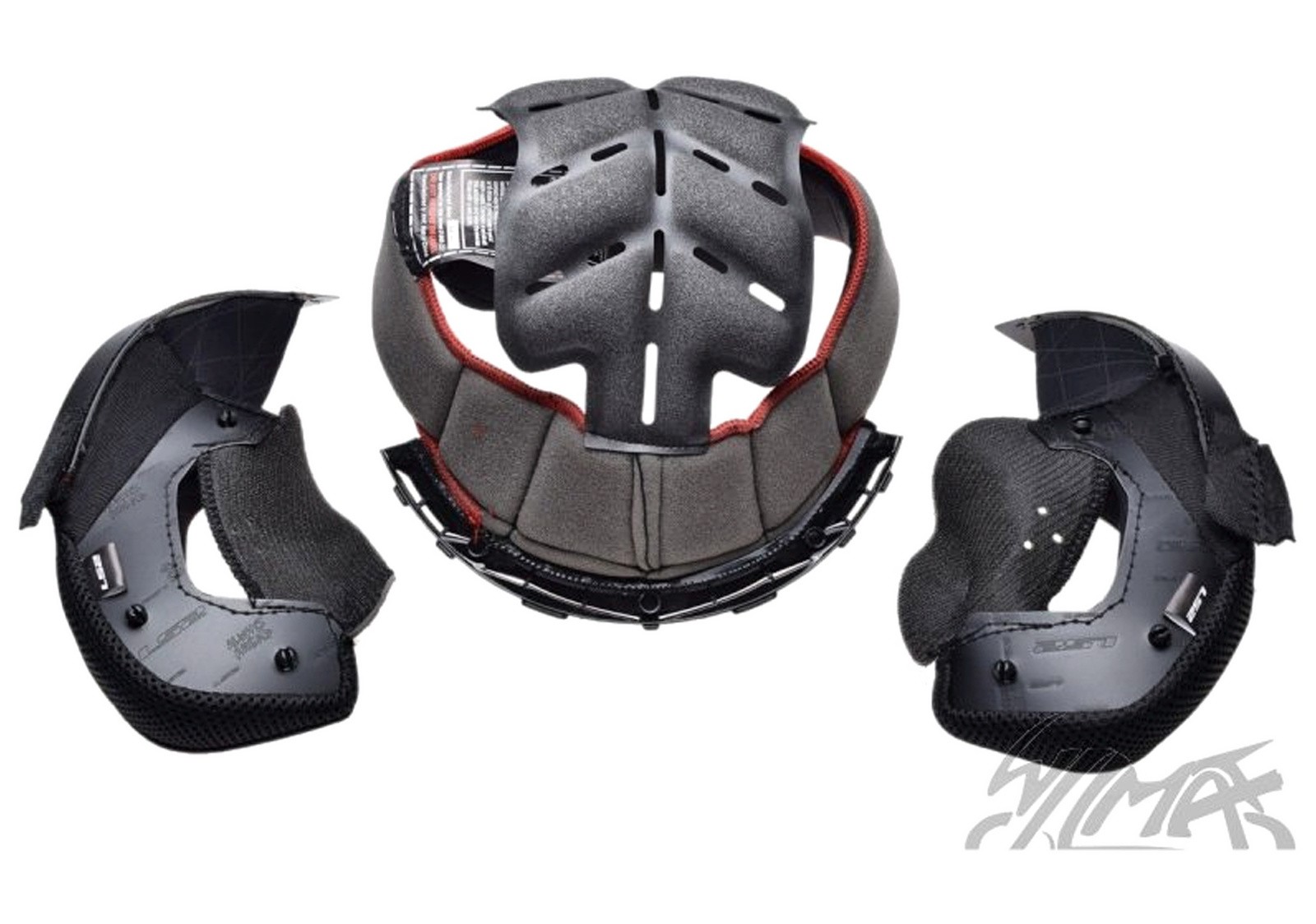 LINER OF606 XL Mousse Intérieure Amovible Antibactérienne pour Casque Moto