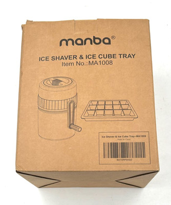 Manba Ice Shaver & Cube Tray - MA 1001