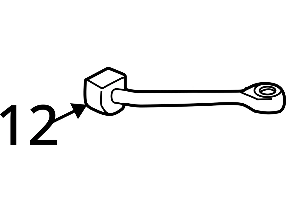 Chevrolet GMC S10 2000-2005 aislador Sonoma - FRT PUÑALADA SHF *RE 15010349 - NUEVO Foto 3 de 3