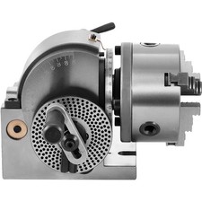 BS-0 Dividing Head Set 5 Inch 3 Jaw Chuck for Milling Machine Rotary Table