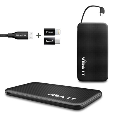 Neu Tragbare Power Bank USB Akku Ladegerät Für Aufladen von 2 Telefonen Handy