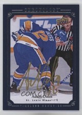 2018 Upper Deck Chronology Canvas Timeless Memories Blue Adam Oates Auto HOF f0l