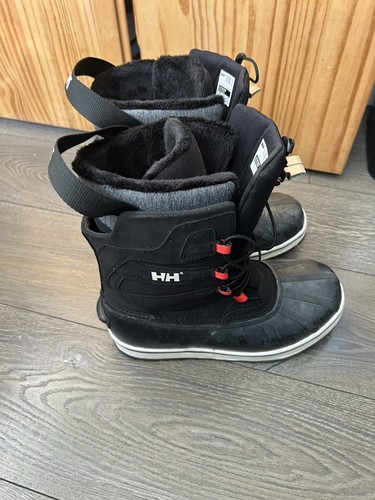 Helly Hansen Ice FX Lockdown Snow Boots Men’s Size 10 Black - Picture 6 of 17