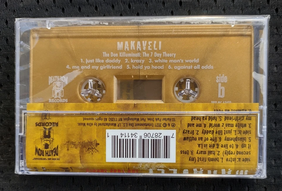 Tupac 2Pac Shakur Makaveli Don Killuminati The 7 Day Theory GOLD COLOR Cassette - Image 2 of 4