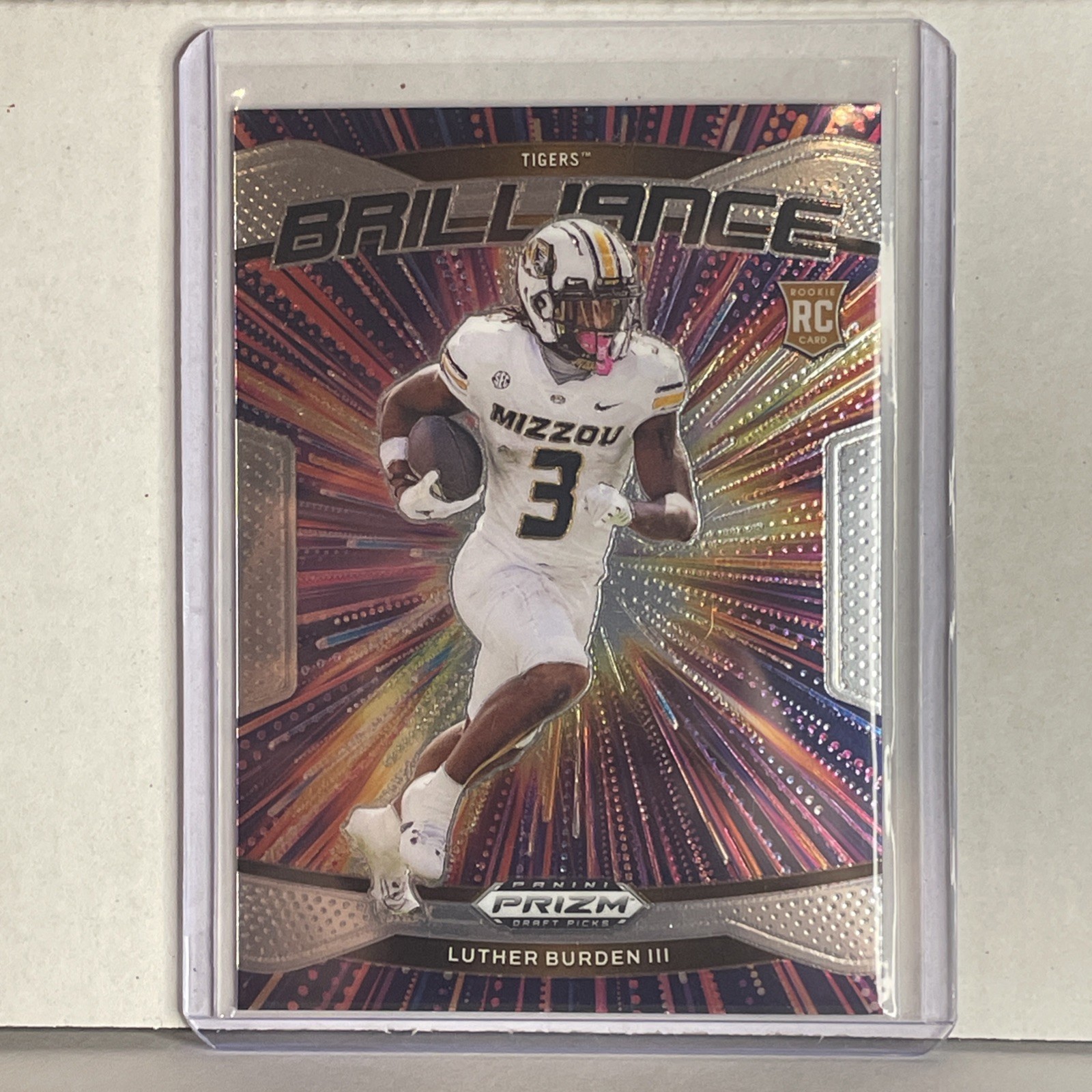 2025 Panini Prizm Draft Picks #12 Luther Burden III Missouri Tigers Brilliance