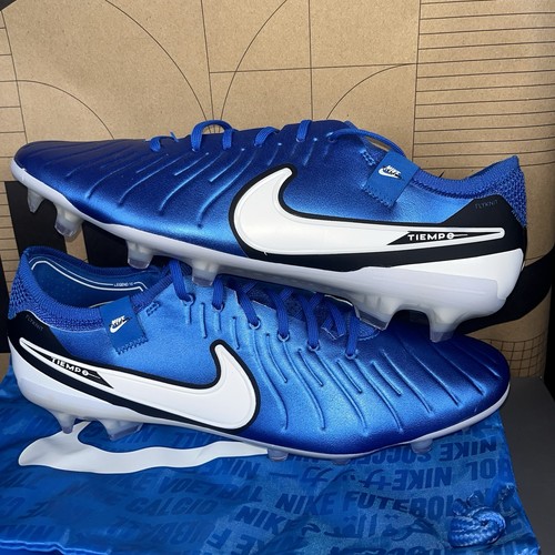 NEW Nike Legend 10 Elite FG Soccer Cleats Blue White NBY DV4328-400 Size 9.5