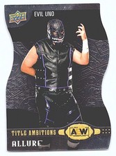2022 Upper Deck Allure AEW #TA-29 Evil Uno Title Ambitions