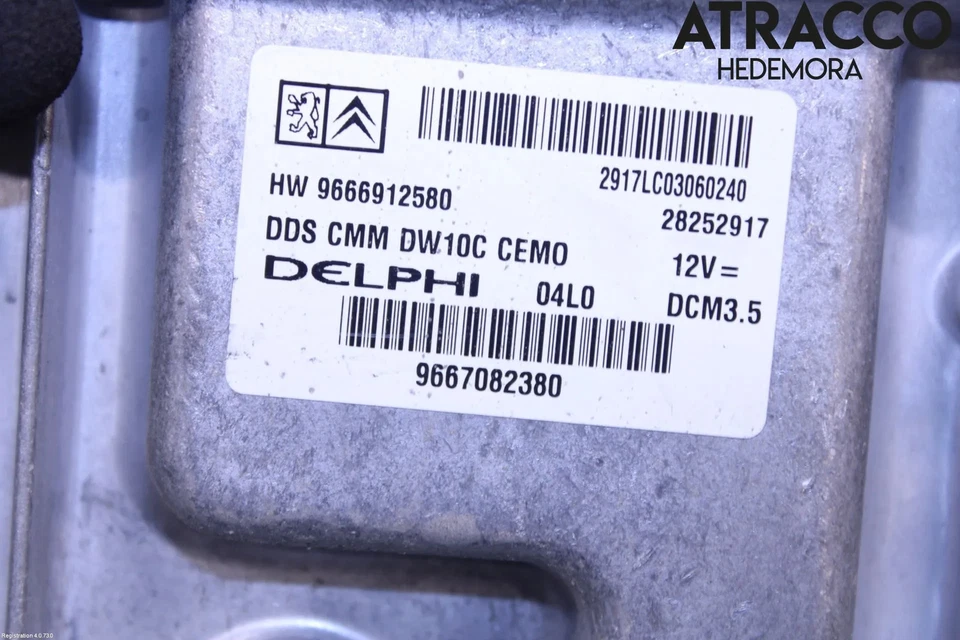 Centralina motore originale (ECU) CITROËN C5 III Break (RW_) 2011 - Immagine 2 di 3