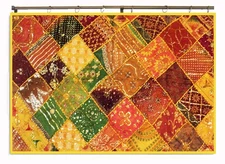 60" ETHNIC SEQUIN DECOR TABLE THROW WALL HANGING TAPESTRY FESTIVE SEASON GIFT