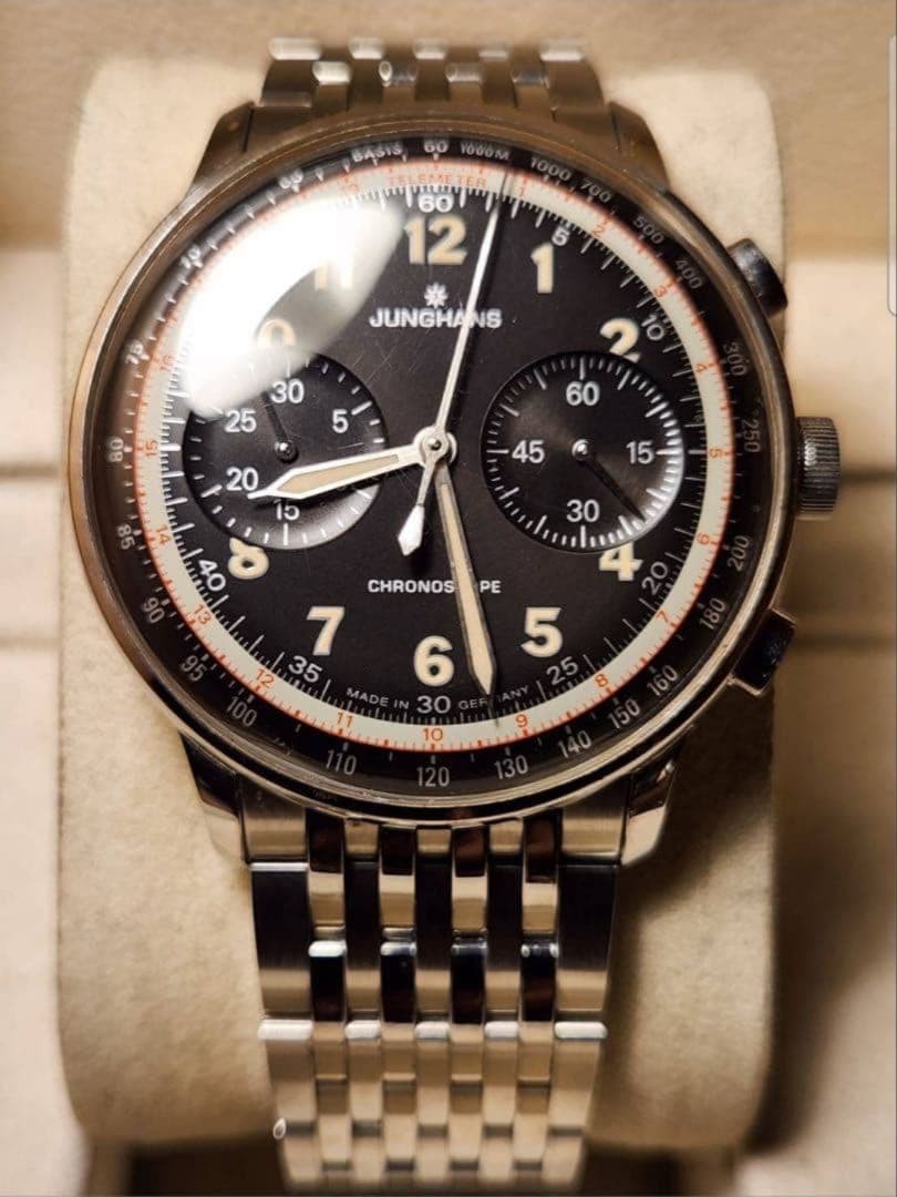 Junghans Meister Telemeter 027/3380.00 Chronoscope Automatic 40mm Men's Watch image 2