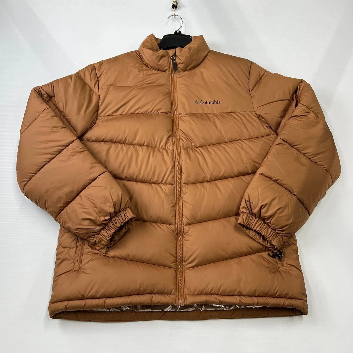 COLUMBIA Lakesport FS Puffer Jacket Men's Size S Brown