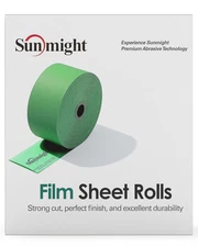 Film 80 Grit Sandpaper Roll 2-3/4" X 45 Yards – PSA Longboard Sandpaper – Adhesi