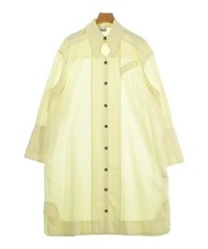 Ganni Dresses WhitexYellow(Stripe Pattern) XXS/XS 2200676234213