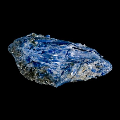 Muestra mineral de cristal de cuarzo y cianita azul cielo natural áspero de 6,2" Brasil - Imagen 7 de 9
