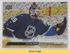 2022 Extended Series All-Star Team Speckled Rainbow Foil Tristan Jarry READ a3q