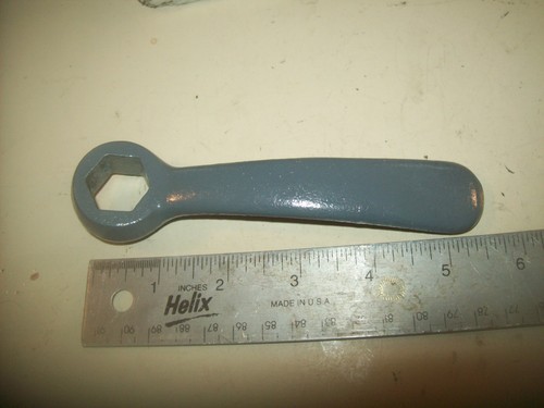 Iron 3/4" Box Wrench DDL 56  From 10" Delta Homecraft Wood Lathe Serial # 0-2261