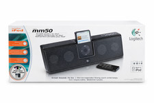 Logitech mm50 Altoparlanti portatili per iPod con telecomando - Nero