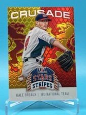 2015 Panini Stars and Stripes Crusade Red /99 Kale Breaux #56