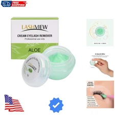 Eyelash Extension Remover Cream, Light Aloe Flavor Cream,Eyelash Adhesive Rem...
