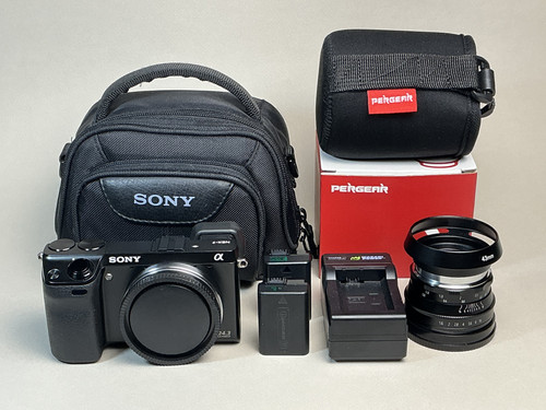 Sony Alpha NEX 7 24Mp Digitalkamera mit Objektiv, Akkus, Ladegerät. Sehr gepflegt