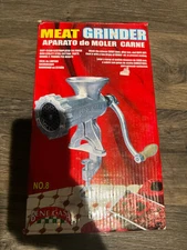 Vintage Bene Casa No. 8 Table Mount Professional Meat Grinder Large