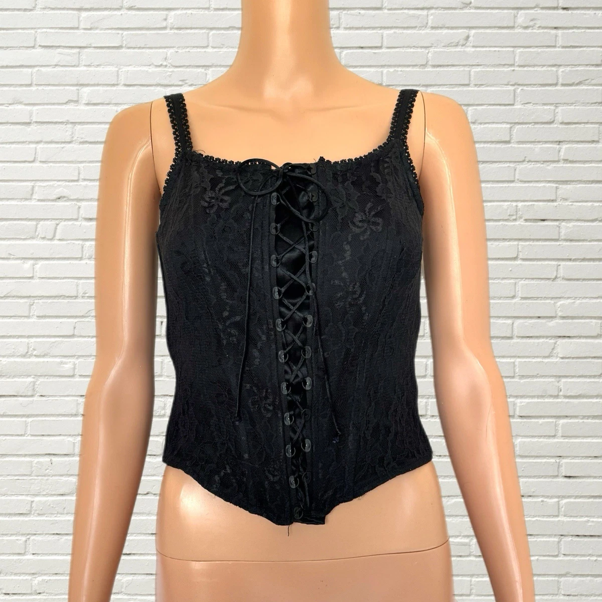 Lace Black Vintage Tops for Women for sale | eBay