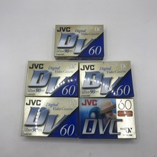 JVC Digital Video Cassette 5 Pcs Pack 60 Minutes DVM60ME DV60ME M-DV60DU