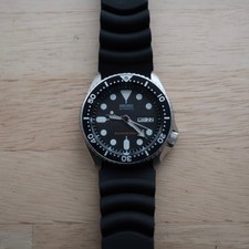 SEIKO Diver Watch SKX007 Black Dial Automatic Stainless Steel Divers