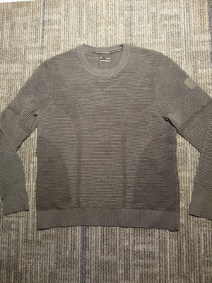 Under Armour UA IntelliKnit Phantom 2.0 Crew Sweatshirt Men's XL Black Sweater
