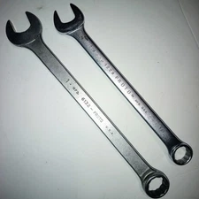 PROTO USA 1″ & 7/8″ Professional Combination Wrench Set 6132 + 1228 | EXCELLENT