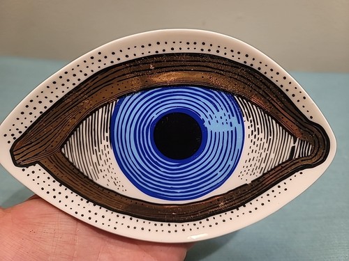 Set Of 2 Jonathan Adler Eye Trinket Trays - 6.5" W, 4" D - Picture 4 of 5
