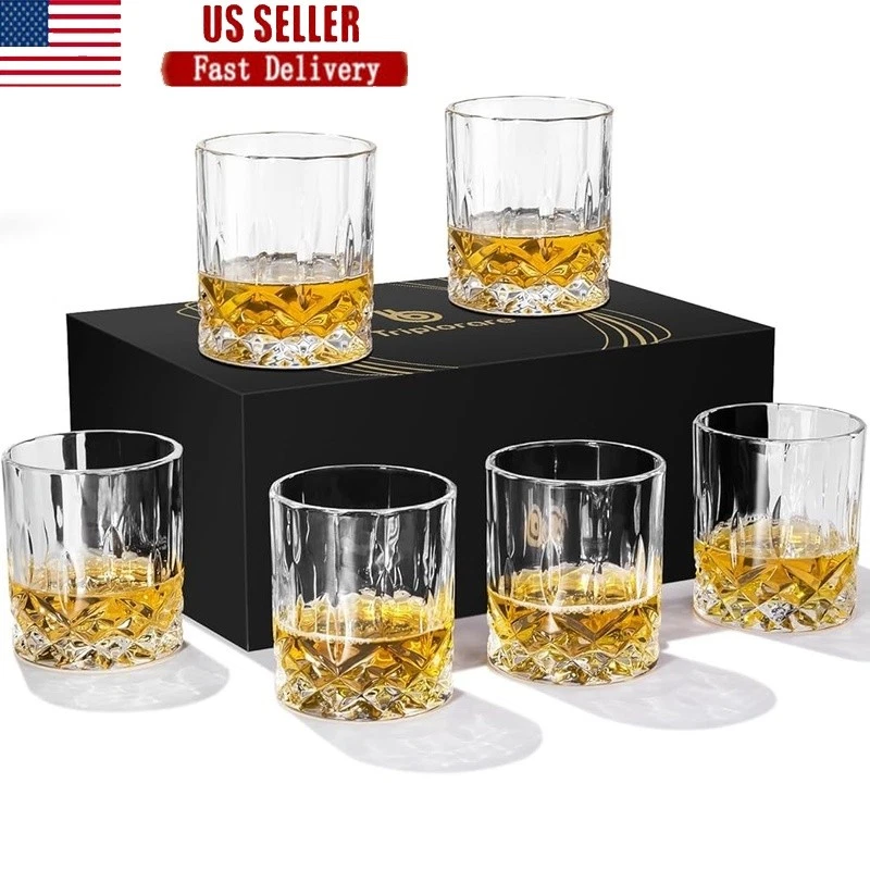 Whiskey Glasses Set of 6 Dishwasher Safe Sturdy Old Fashioned Drinkware Gift New
Opens in a new wind