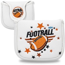 Lab DF3 Golf Putter Cover White Magnetic Closure Mallet