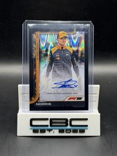 2025 Topps Chrome F1 Lando Norris Black Raywave Autograph 07/10