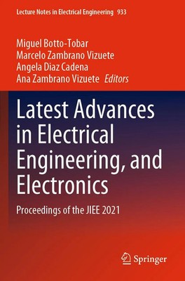 Latest Advances in Electrical Engineering, and Electronics | Botto-Tobar (u. a.)