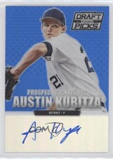 2013 Panini Prizm Perennial Draft Picks Blue 61/75 Austin Kubitza #96 Auto k0w