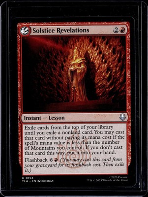 Solstice Revelations - 153 - TLA - NM - MTG Magic the Gathering