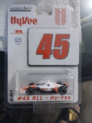 2022 Indy Car #45 RAHAL LETTERMAN LANIGAN RLL-HY-Vee164 ScaleDiecastGreen Light