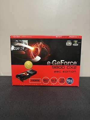 EVGA Nvidia e-GeForce 9800 GX2 KO 1GB Graphics Card w/ Box