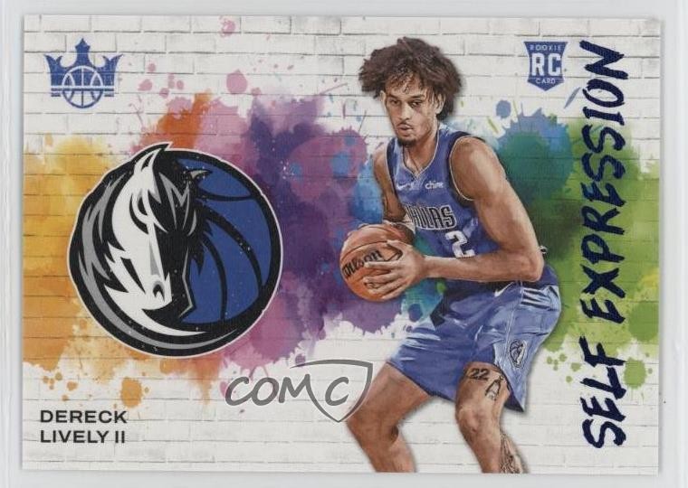 2023 Court Kings Self Expression Sapphire 15/25 Dereck Lively II Rookie RC 2t2
