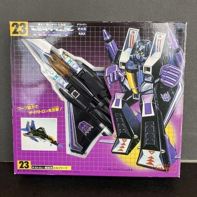 TAKARA Transformers 23 Destron Skywarp Figure G1 Vintage Figure