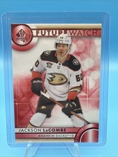 2023-24 SP Authentic Jackson LaCombe Limited Red RC #170 Anaheim Ducks