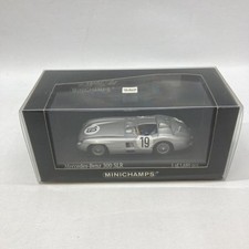 MINICHAMPS 1/43 Mercedes 300 SLR Le Mans 1955 #19 (Silver) Opened