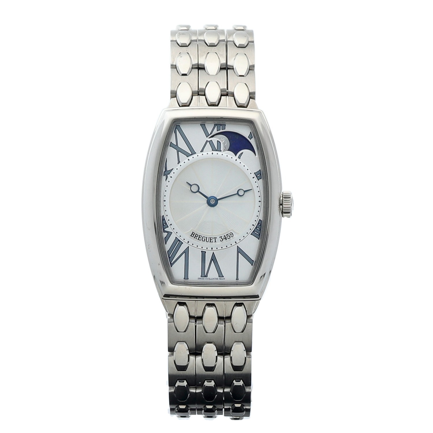 Breguet 8860BB Heritage Phase de Lune 18k Solid White Gold Auto Women's Watch