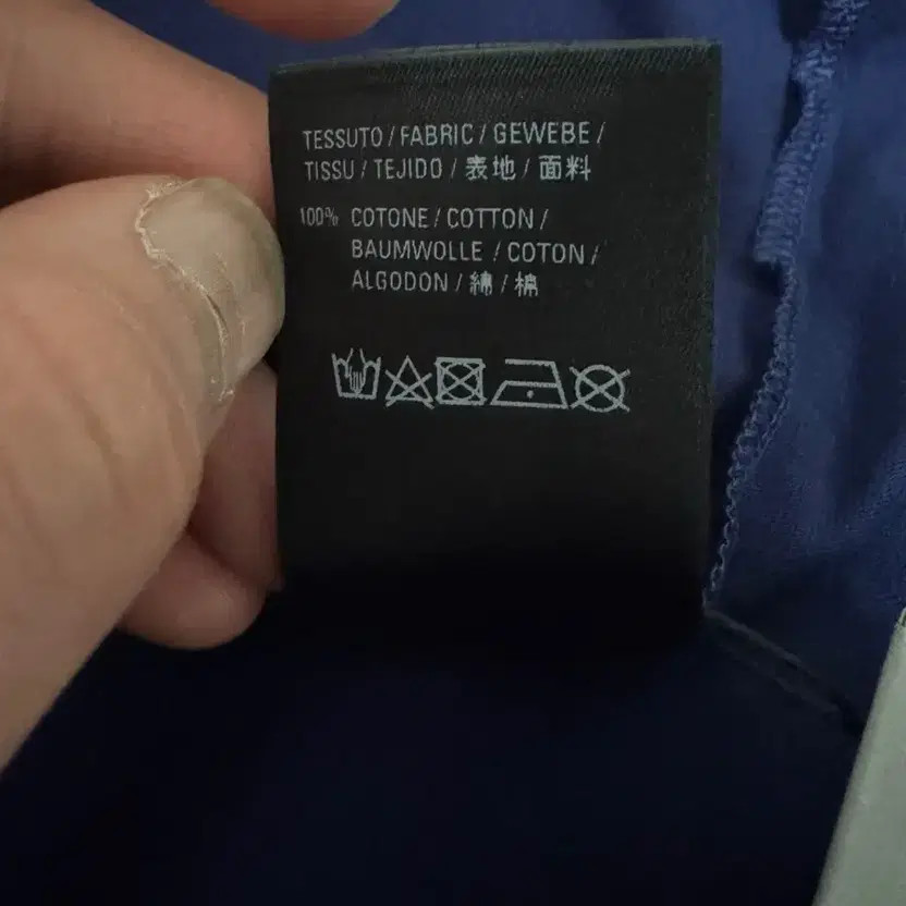 Balenciaga Wave Logo T-Shirt - Blue, New, Size L thumbnail 5