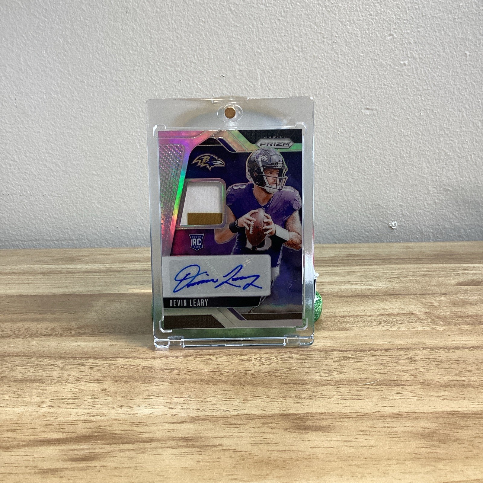 Devin Leary Panini Prizm Rookie Patch Autographs #RPADLY Base