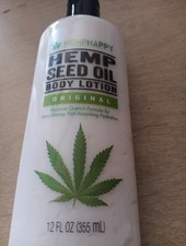 HEMPHAPPY  1 12 Oz.  ORIGINAL  Hemp Seed Oil Moisturizing Lotion New Free Ship